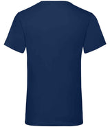 Fruit of the Loom V Neck Value T-Shirt | Navy thumbnail 5