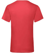 Fruit of the Loom V Neck Value T-Shirt | Red thumbnail 5