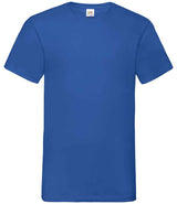 Fruit of the Loom V Neck Value T-Shirt | Royal Blue thumbnail 4