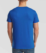 Fruit of the Loom V Neck Value T-Shirt | Royal Blue thumbnail 2
