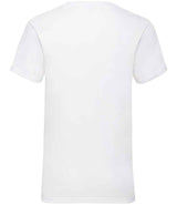 Fruit of the Loom V Neck Value T-Shirt | White thumbnail 5