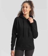 Fruit of the Loom Classic Lady Fit Hooded Sweatshirt | Black thumbnail 1