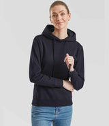 Fruit of the Loom Classic Lady Fit Hooded Sweatshirt | Deep Navy thumbnail 1