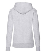 Fruit of the Loom Classic Lady Fit Hooded Sweatshirt | Heather Grey thumbnail 5