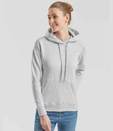 Fruit of the Loom Classic Lady Fit Hooded Sweatshirt | Heather Grey thumbnail 1
