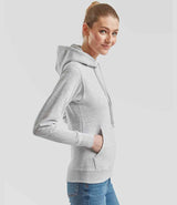 Fruit of the Loom Classic Lady Fit Hooded Sweatshirt | Heather Grey thumbnail 3