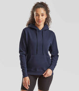 Fruit of the Loom Classic Lady Fit Hooded Sweatshirt | Navy thumbnail 1