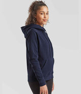 Fruit of the Loom Classic Lady Fit Hooded Sweatshirt | Navy thumbnail 3