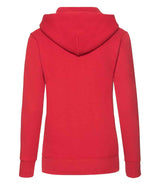 Fruit of the Loom Classic Lady Fit Hooded Sweatshirt | Red thumbnail 2