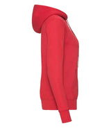 Fruit of the Loom Classic Lady Fit Hooded Sweatshirt | Red thumbnail 3
