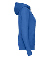 Fruit of the Loom Classic Lady Fit Hooded Sweatshirt | Royal Blue thumbnail 3