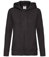 Fruit of the Loom Premium Lady Fit Zip Hooded Jacket | Black thumbnail 4