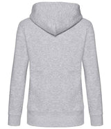 Fruit of the Loom Premium Lady Fit Zip Hooded Jacket | Heather Grey thumbnail 5