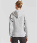 Fruit of the Loom Premium Lady Fit Zip Hooded Jacket | Heather Grey thumbnail 2