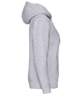 Fruit of the Loom Premium Lady Fit Zip Hooded Jacket | Heather Grey thumbnail 6