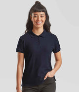 Fruit of the Loom Lady Fit Piqué Polo Shirt | Deep Navy thumbnail 1