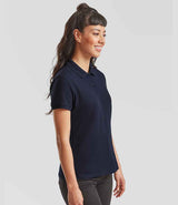 Fruit of the Loom Lady Fit Piqué Polo Shirt | Deep Navy thumbnail 3
