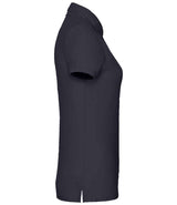 Fruit of the Loom Lady Fit Piqué Polo Shirt | Deep Navy thumbnail 6