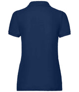 Fruit of the Loom Lady Fit Piqué Polo Shirt | Navy thumbnail 5
