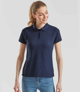 Fruit of the Loom Lady Fit Piqué Polo Shirt | Navy thumbnail 1