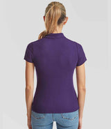 Fruit of the Loom Lady Fit Piqué Polo Shirt | Purple thumbnail 2