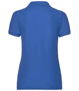 Fruit of the Loom Lady Fit Piqué Polo Shirt | Royal Blue thumbnail 5