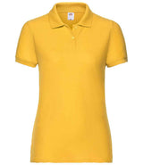 Fruit of the Loom Lady Fit Piqué Polo Shirt | Sunflower thumbnail 4