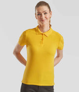 Fruit of the Loom Lady Fit Piqué Polo Shirt | Sunflower thumbnail 1