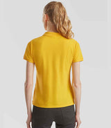 Fruit of the Loom Lady Fit Piqué Polo Shirt | Sunflower thumbnail 2