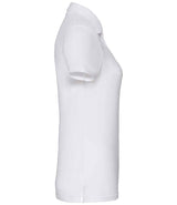 Fruit of the Loom Lady Fit Piqué Polo Shirt | White thumbnail 6