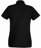 Fruit of the Loom Lady-Fit Premium Cotton Piqué Polo Shirt | Black thumbnail 5