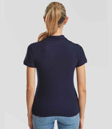 Fruit of the Loom Lady-Fit Premium Cotton Piqué Polo Shirt | Deep Navy thumbnail 2