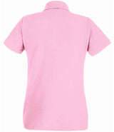 Fruit of the Loom Lady-Fit Premium Cotton Piqué Polo Shirt | Light Pink thumbnail 5