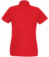 Fruit of the Loom Lady-Fit Premium Cotton Piqué Polo Shirt | Red thumbnail 5