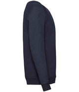 Fruit of the Loom Kids Classic Raglan Sweatshirt | Deep Navy thumbnail 6