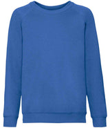 Fruit of the Loom Kids Classic Raglan Sweatshirt | Royal Blue thumbnail 3