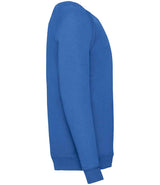 Fruit of the Loom Kids Classic Raglan Sweatshirt | Royal Blue thumbnail 5
