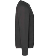 Fruit of the Loom Classic Raglan Sweatshirt | Black thumbnail 5