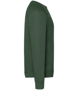 Fruit of the Loom Classic Raglan Sweatshirt | Bottle Green thumbnail 5