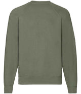 Fruit of the Loom Classic Raglan Sweatshirt | Classic Olive thumbnail 4