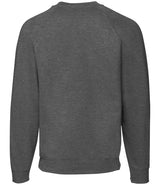 Fruit of the Loom Classic Raglan Sweatshirt | Dark Heather thumbnail 4