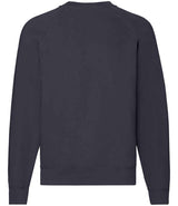 Fruit of the Loom Classic Raglan Sweatshirt | Deep Navy thumbnail 4
