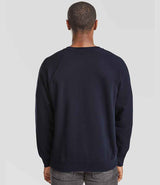 Fruit of the Loom Classic Raglan Sweatshirt | Deep Navy thumbnail 2