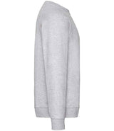 Fruit of the Loom Classic Raglan Sweatshirt | Heather Grey thumbnail 5