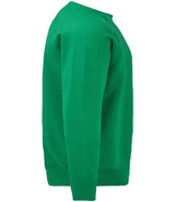 Fruit of the Loom Classic Raglan Sweatshirt | Heather Green thumbnail 5