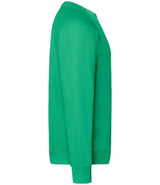 Fruit of the Loom Classic Raglan Sweatshirt | Kelly Green thumbnail 5