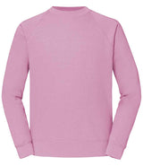 Fruit of the Loom Classic Raglan Sweatshirt | Light Pink thumbnail 3