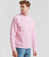 Fruit of the Loom Classic Raglan Sweatshirt | Light Pink thumbnail 1