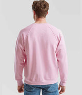 Fruit of the Loom Classic Raglan Sweatshirt | Light Pink thumbnail 2