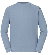 Fruit of the Loom Classic Raglan Sweatshirt | Mineral Blue thumbnail 3